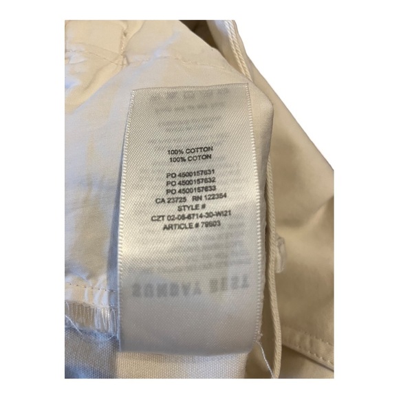 Sunday Best Cream Pants 100% Cotton High Rise 6 - Picture 3 of 6